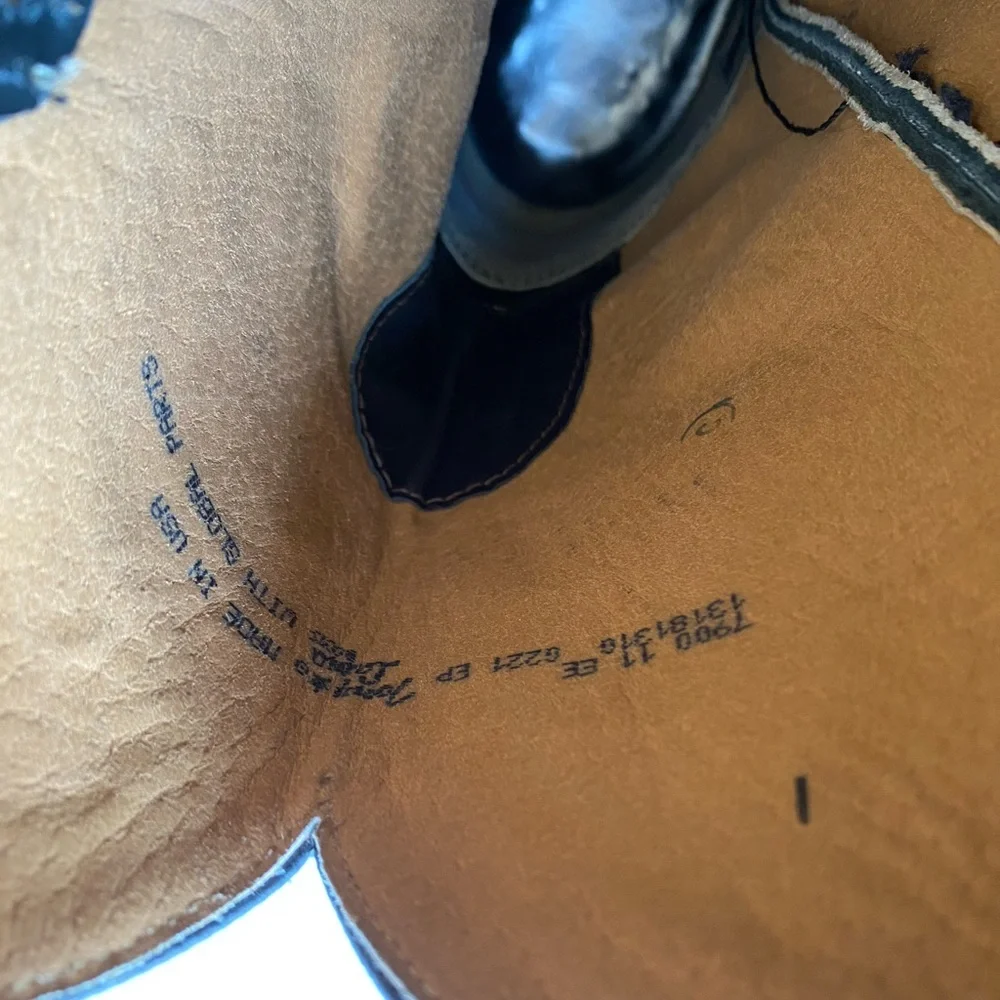 Men's Tony Lama Black Stallion Americana Cowboy Western 7900 Boots - Size 11 - Picture 14 of 14